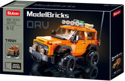 Sluban Model Bricks - Amerikai SUV terepjáró építőjáték készlet pótkerékkel (M38-B1013)
