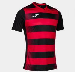 Joma EUROPA V SHORT SLEEVE T-SHIRT dressz fekete piros 2XS