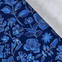 Takoy Szabadidő anyag/ futter Takoy 150cm sötét virágok 57