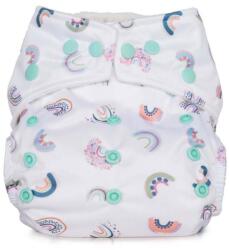 Baba Boo Scutec textil refolosibil cu buzunar Baba+Boo Rainbows