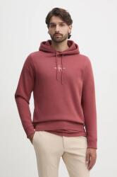 Calvin Klein felső bordó, férfi, nyomott mintás, kapucnis, J30J325629 - burgundia L