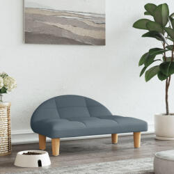 vidaXL sötétszürke szövet kutyaágy 70 x 52 x 30 cm (171934) - balena