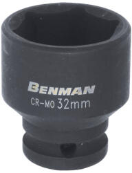 BENMAN 71554 - IMPACT dugókulcs, fekete, 1/2", 38mmL, 26mm (71554)