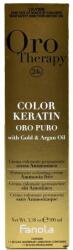 Fanola Oro Therapy 24K Color Keratin 100 ml tartós hajfesték 6.606 Dark Blonde Warm Red