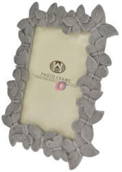 Decoration & Design Képkeret pillangó mintával poly 20x25, 2x2, 5cm szürke (DD63923)