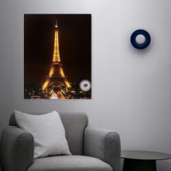 Family LED-es fali hangulatkép - "Eiffel torony" - 2 x AA, 38 x 48 cm (58485)