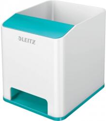 LEITZ Suport instrumente de scris cu amplificare sunet, alb/turcoaz, WOW, Leitz E53631051 (E53631051)