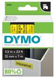 DYMO Banda autoadeziva Dymo D1 12 mm galben/negru