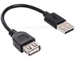 Akyga AK-USB-23 USB A - A kábel, 15cm (AK-USB-23) (AK-USB-23)