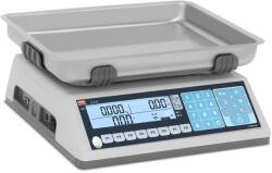 TEM Árszorzós mérleg - hitelesített - 30 kg / 10 g - dupla-LCD (TEM030C-PZR-B1)