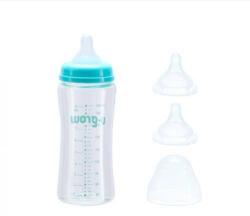 U-GROW Biberon de Sticla U-GROW 260ML +2 Tetine Extra (UG0-06BS260)