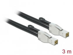 Delock PCI Express kábel Mini SAS HD SFF-8674 - SFF-8674 csatlakozókkal 3m (86623) (86623)