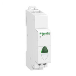 Schneider Electric Schneider ACTI9 iIL jelzőlámpa, egyes, zöld, 110-230VAC (A9E18321) (A9E18321)