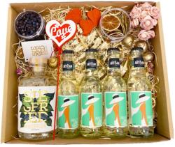  Exkluzív Valentin napi Alkoholmentes Gin Tonik szett Dobozban