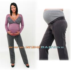 R&d Fanni kismama nadrág hu szövet (4xl) 00690/szürke
