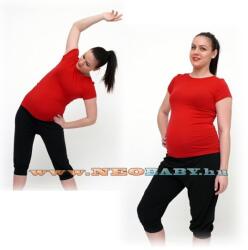 R&d Kismama nadrág jóga 3/4 (s/m) 01549/fekete