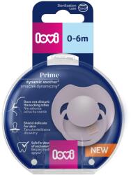 LOVI Lovi, Prime, suzeta dinamica din silicon, 0-6 luni, Violet, 1 buc