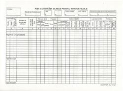  Fisa activitati zilnice auto A4 FAZAUTO (FAZAUTO)