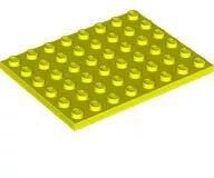 LEGO® 3036c236 - LEGO neon sárga lap 6 x 8 méretű (3036c236)