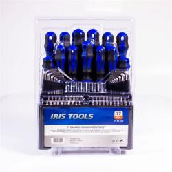 IRIS TOOLS DT-77-126 77 darabos csavarhúzó készlet (DT-77-126) - officedepot