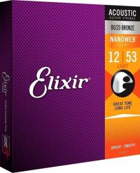 Elixir 11052 Nanoweb 12-53 Corzi chitare acustice (11052)