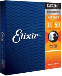 Elixir Nanoweb 12106 Medium 7-String Set de corzi pentru chitară electrică (12106)