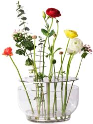 Fritz Hansen Ваза IKEBANA 24 см, сребриста, стъкло, Fritz Hansen (FH840147)