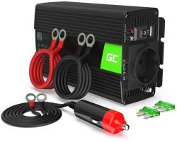 Green Cell Power Inverter 24V-230V, 500W/1000W, módosított szinuszos (INV04DE)