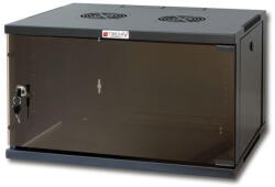 TECHLY 19" Wall Network Rack 9U Depth 600 Black Assembled I-CASE ER-1009B60 (101614)