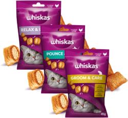 Whiskas WHISKAS (Egészséges ragyogás, Energia és vitalitás, Pihenés és ellazulás) 3x45g - macskaeledel, csirkével