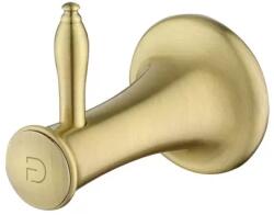 FDesign Cuier simplu pentru halat baie, bronz periat, FDesign Lacrima FD6-LRA-07-66 FD6-LRA-07-66 (FD6-LRA-07-66)