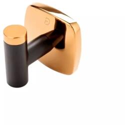 FDesign Cuier simplu pentru halat baie, negru - rose gold, FDesign Merida FD6-MRD07-25 FD6-MRD07-25 (FD6-MRD07-25)