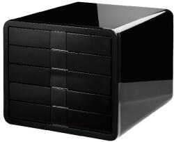 HAN Irattartó HAN i-Box A4/C4 5 fiókos fekete (1551-13) - tonerpiac