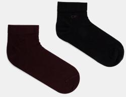 Calvin Klein zokni 2 db bordó, férfi - burgundia 39/42