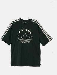 Adidas gyerek pamut póló TEE zöld, nyomott mintás, IY9545 - zöld 152