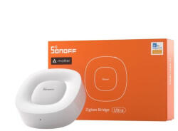 SONOFF Zigbee Bridge Ultra - Wi-Fi + Ethernet eWeLink felhős hub, Zigbee átjáró, Matter hub (SON-KIE-BRI-U-ZB)