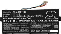 Cameron Sino Akkumulátor notebookhoz, Acer Aspire 5 A515-43, Chromebook Spin 511 R752t-N14n stb. , kapacitás 3400 mAh (CS-ACS511NB) - akkumulatorok-profi