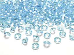 Gyémánt konfetti, türkiz, 12mm (1 db / 100 db. ) (ADC12-083)