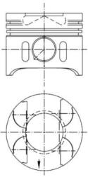 Kolbenschmidt dugattyú KOLBENSCHMIDT 41014600 (41014600)