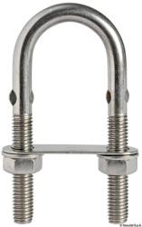 Osculati Nautics Brida cu tija OSCULATI U-Bolt inox AISI316, 90mm x M6 mm, 10buc/cutie (39.126.03)