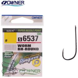 Owner Hooks Carlige OWNER Worm BH-Round 56537 BC, Nr. 10, 9buc/plic (56537-10)