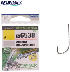 Owner Hooks Carlige OWNER Worm BH-Sproat 56538 BC, nr. 8, 9buc/plic (56538-08)