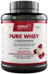 Human Protect Pure Whey Concentrate [2000 грама] Бял шоколад с малини