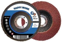 Happy Work 125x22, 2 T29 kúpos A 120 HW (HappyWork korund lamellástárcsa) Happy Work (Akciós ! ) 41010477