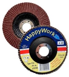 Happy Work 115x22, 2 27 Lam A 40 HappyW (HappyWork korund lamellástárcsa) Happy Work 12191500