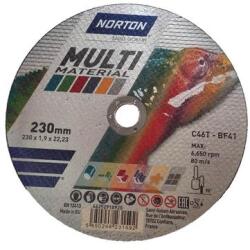 Norton 230x1, 9 C46T Multi-P Norton (vágókorongok 115-230mm) Norton (Akciós ! ) 35010204