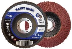 Happy Work 115x22, 2 27 Lam A 80 HappyW (HappyWork korund lamellástárcsa) Happy Work 12191520