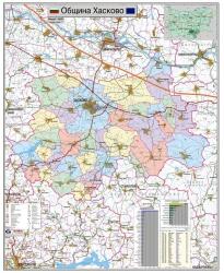 Mapmedia Карта на община Хасково (d149)