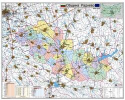 Mapmedia Карта на община Раднево (d191)