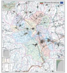 Mapmedia Карта на община Ботевград (d170)
